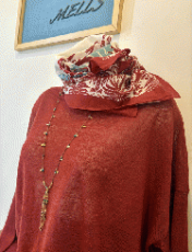 夏まで涼しい麻のニット♪(IBLUES)