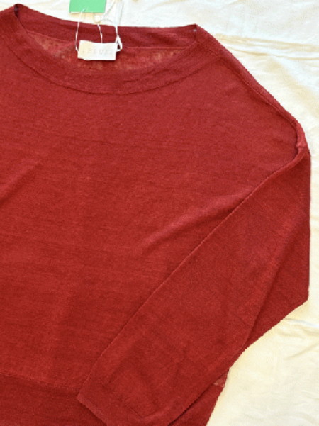 夏まで涼しい麻のニット♪(IBLUES)