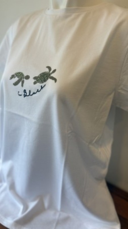 夏にぴったり!涼しげな亀さんTシャツ♪(IBLUES)