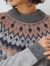 新鮮な色使いとデザインの温かみのあるセーター♪(MARELLA)
