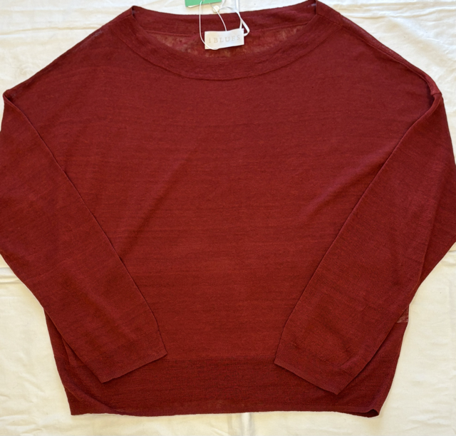 夏まで涼しい麻のニット♪(IBLUES)