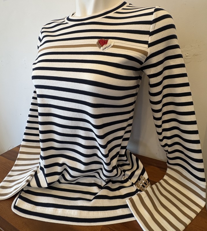 大人のストライプ長袖カットソー♪(MARCCAIN)