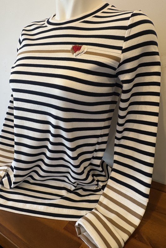 大人のストライプ長袖カットソー♪(MARCCAIN)
